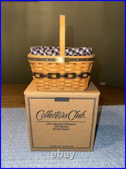 Longaberger 1996-2000 Miniature Baskets Lot Of 5 + Extras Longaberger 1996-2000 Miniature Baskets Lot Of 5 + Extras