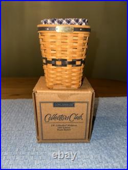 Longaberger 1996-2000 Miniature Baskets Lot Of 5 + Extras Longaberger 1996-2000 Miniature Baskets Lot Of 5 + Extras