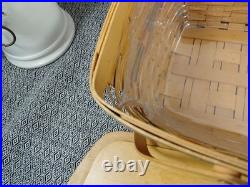 Longaberger 1996 Collectors Club Family Picnic Basket with Liner