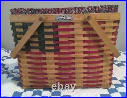 Longaberger 1998 Flag Basket Set