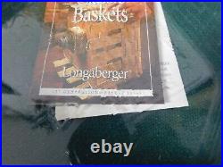 Longaberger 1998 Generations Basket Set of 4 with Protectors, Liners, Wooden Lids