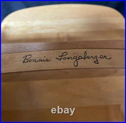 Longaberger 1998 Grandma Bonnie's Two-Pie 2 Pie Basket Combo Liner Lid Risers