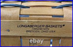 Longaberger 1999 Basket with Chess/Checkerboard Lid