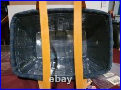 Longaberger 1999 Collectors Club Family Picnic Basket with Liner Dual protectors