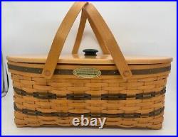 Longaberger 1999 Edition Traditions Collection Generosity Basket withLid & Liner