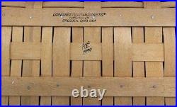 Longaberger 1999 Edition Traditions Collection Generosity Basket withLid & Liner