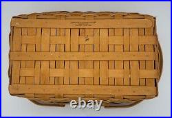 Longaberger 1999 Edition Traditions Collection Generosity Basket withLid & Liner