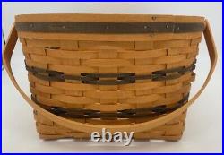 Longaberger 1999 Edition Traditions Collection Generosity Basket withLid & Liner