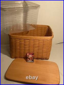 Longaberger 1999 Hostess File Basket 12769 Set