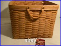 Longaberger 1999 Hostess File Basket 12769 Set
