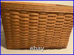 Longaberger 1999 Hostess File Basket 12769 Set