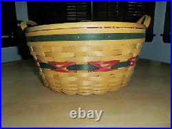 Longaberger 1999 Pinecone Holiday Basket Set