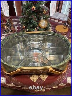 Longaberger 1999 Traditions Collection Generosity Basket with Protectors & Liner