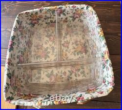 Longaberger 2000 Collectors Club Family Picnic Basket with Liner & Protectors NICE Longaberger 2000 Collectors Club Family Picnic Basket with Liner & Protectors NICE