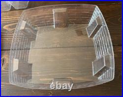 Longaberger 2000 Collectors Club Family Picnic Basket with Liner & Protectors NICE Longaberger 2000 Collectors Club Family Picnic Basket with Liner & Protectors NICE