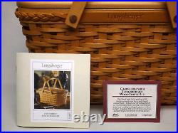 Longaberger 2000 Dave Longaberger Founder's Basket and Lid in Original Boxes