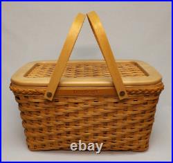 Longaberger 2000 Dave Longaberger Founder's Basket and Lid in Original Boxes