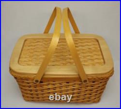 Longaberger 2000 Dave Longaberger Founder's Basket and Lid in Original Boxes