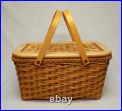 Longaberger 2000 Dave Longaberger Founder's Basket and Lid in Original Boxes