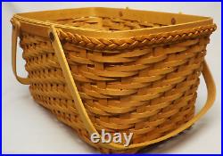 Longaberger 2000 Dave Longaberger Founder's Basket and Lid in Original Boxes