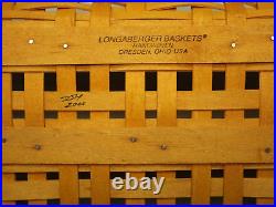 Longaberger 2000 Dave Longaberger Founder's Basket and Lid in Original Boxes