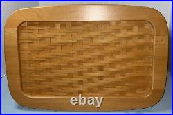 Longaberger 2000 Founder's Market Basket Handwoven With Lid To Dad With Love EUC