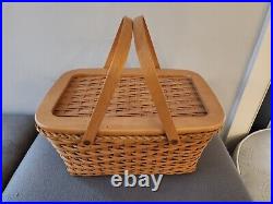 Longaberger 2000 Founder's Market Basket Set with Lid