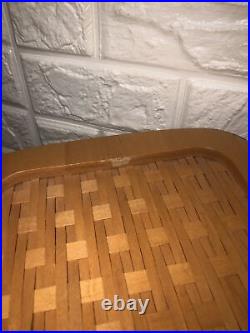 Longaberger 2000 Founder's Market Basket with Woven Lid Liner Protector