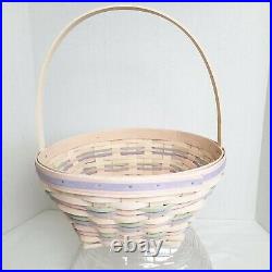 Longaberger 2000 Large Whitewashed Easter Basket Set14TH EDITAVAIL 1 MONTHNEW