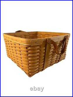 Longaberger 2000 Medium Wash Day Basket, Hostess, Laundry, Blankets