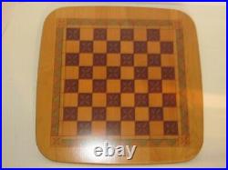 Longaberger 2001 Father's Day CHECKERBOARD Full Set with Chess Pieces & Checkers
