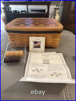 Longaberger 2001 Father's Day Checkerboard Basket