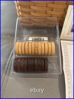 Longaberger 2001 Father's Day Checkerboard Basket