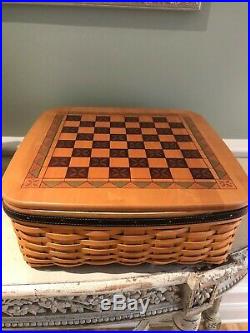 Longaberger 2001 Father's Day Checkerboard Basket Set