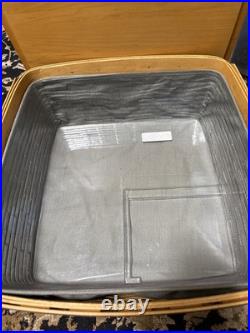 Longaberger 2001 Father's Day Checkerboard Game Basket+Liner+Insert+BONUSES