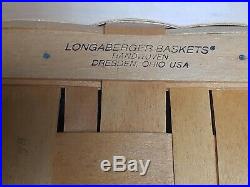 Longaberger 2001 Fathers Day Basket Checkerboard Basket Set Combo