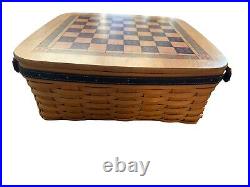 Longaberger 2001 Fathers Day Checker Board Basket