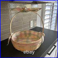 Longaberger 2001 Larger Easter Basket Combo