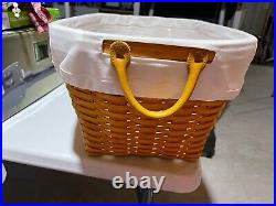 Longaberger 2001 Oval Laundry Basket Set 2001 BEAUTIFUL BASKET SET