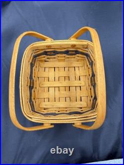 Longaberger 2002-2003 J W Miniature Cake Basket Riser Cake Liner Protector