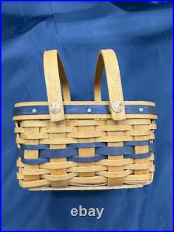 Longaberger 2002-2003 J W Miniature Cake Basket Riser Cake Liner Protector