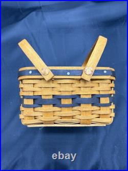 Longaberger 2002-2003 J W Miniature Cake Basket Riser Cake Liner Protector