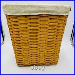 Longaberger 2002 Baby Laundry Hamper Basket Tall Vintage 16H Rare Wicker
