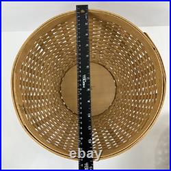 Longaberger 2002 Bowl Basket Set Of 3 Bowls 13 11 9 Serving Bowls with Lids