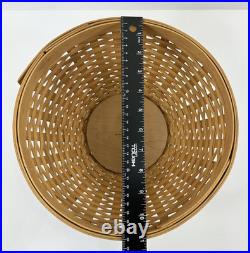 Longaberger 2002 Bowl Basket Set Of 3 Bowls 13 11 9 Serving Bowls with Lids