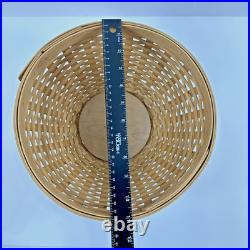 Longaberger 2002 Bowl Basket Set Of 3 Bowls 13 11 9 Serving Bowls with Lids