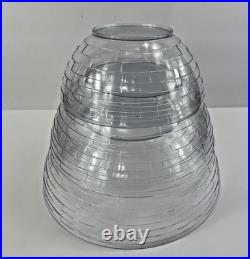 Longaberger 2002 Bowl Basket Set Of 3 Bowls 13 11 9 Serving Bowls with Lids