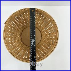 Longaberger 2002 Bowl Basket Set Of 3 Bowls 13 11 9 Serving Bowls with Lids