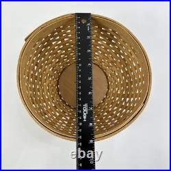 Longaberger 2002 Bowl Basket Set Of 3 Bowls 13 11 9 Serving Bowls with Lids