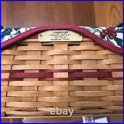 Longaberger 2002 Christmas Traditions Basket Set- New